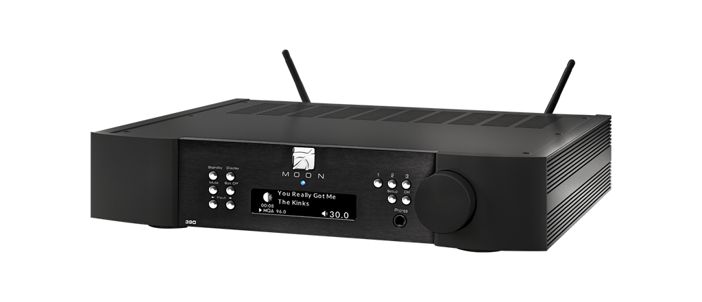 MOON 390 Network Player/Preamplifier – Ultimate Audio Experience Black - MOON